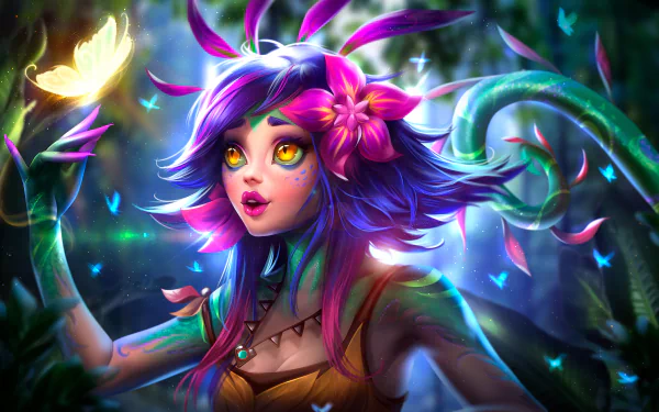 Neeko (League Of Legends) video game League Of Legends HD Desktop Wallpaper | Background Image