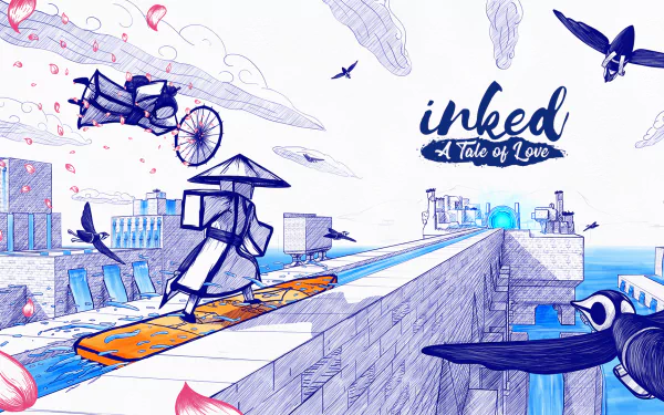 video game Inked : A Tale of Love HD Desktop Wallpaper | Background Image