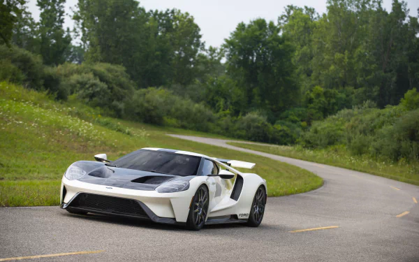  2022 White Ford GT "'64 Heritage Edition"