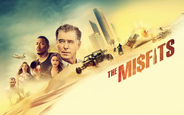 Jamie Chung Nick Cannon Mike Angelo Pierce Brosnan Hermione Corfield movie The Misfits HD Desktop Wallpaper | Background Image