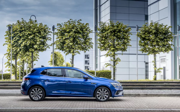  Blue Renault Mégane E-TECH Plug-in Hybrid R.S. Line
