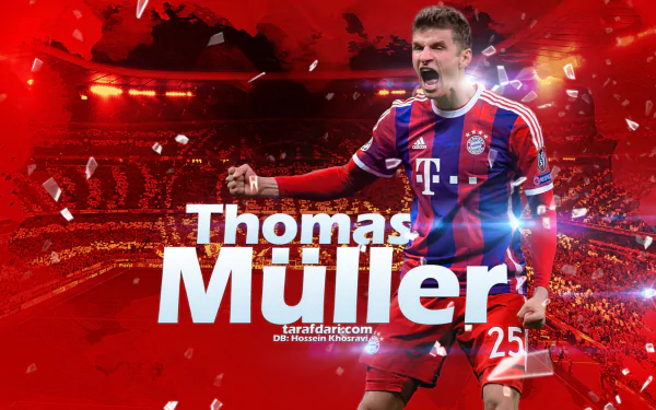 FC Bayern Munich Thomas Müller Sports HD Desktop Wallpaper | Background Image