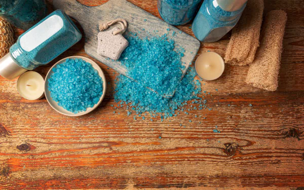 still life bath salt man made spa HD Desktop Wallpaper | Background Image