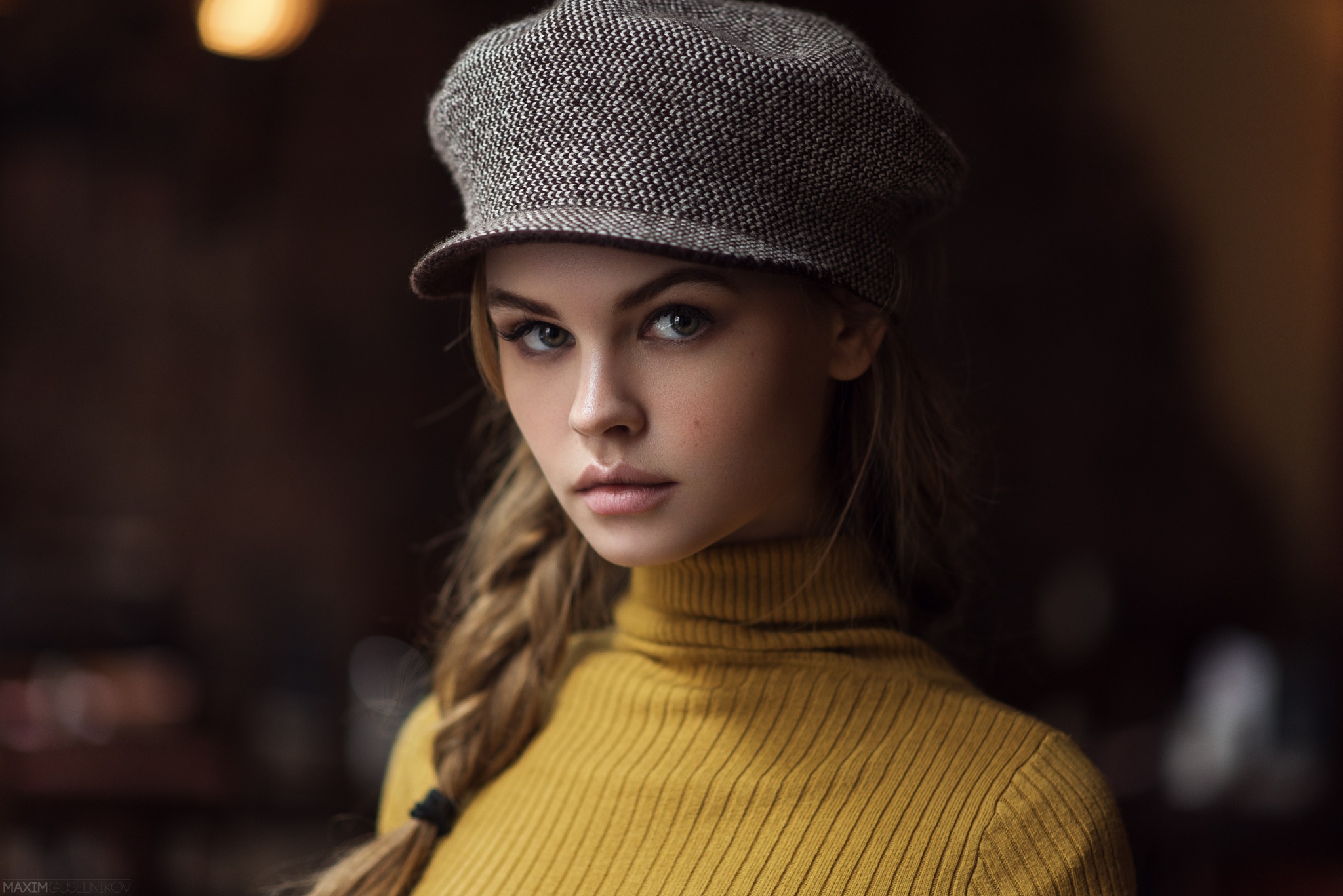 Download Hat Model Russian Woman Anastasiya Scheglova Hd Wallpaper