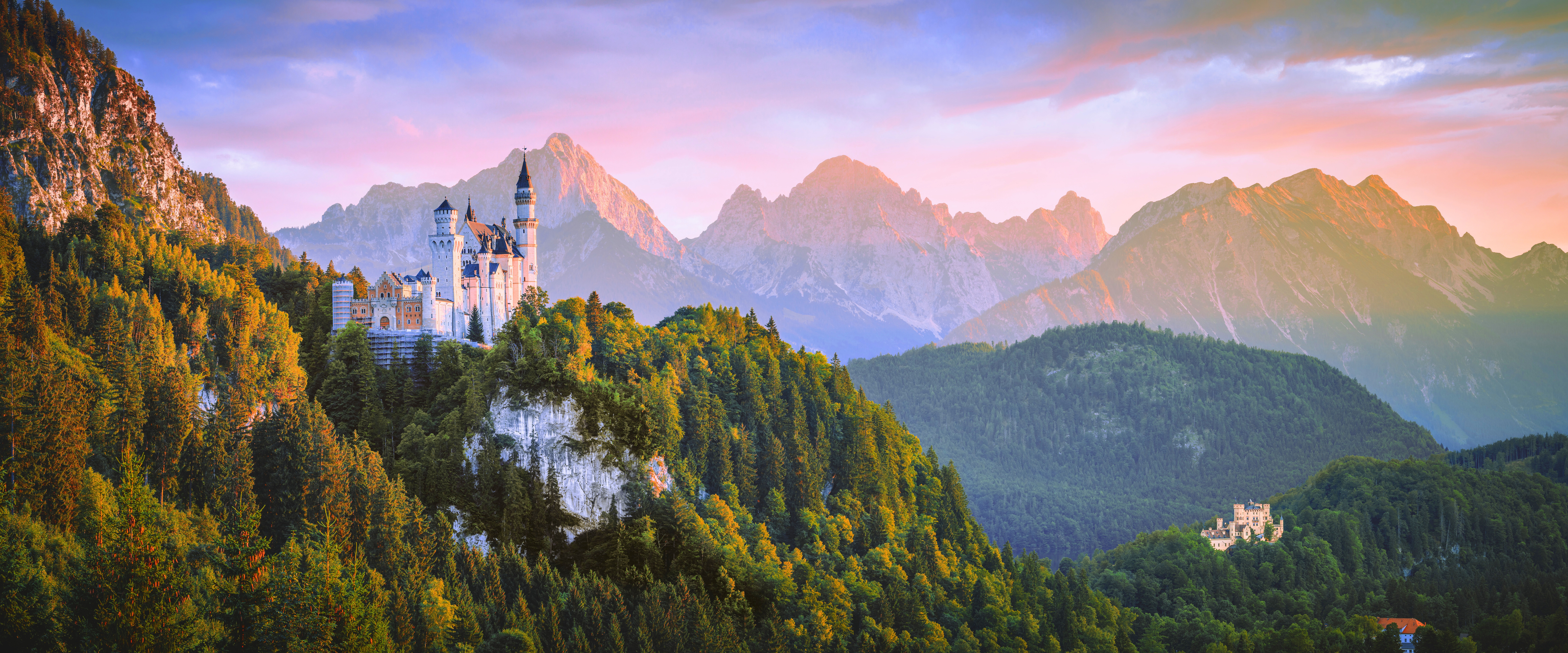 Man Made Neuschwanstein Castle 4k Ultra HD Wallpaper