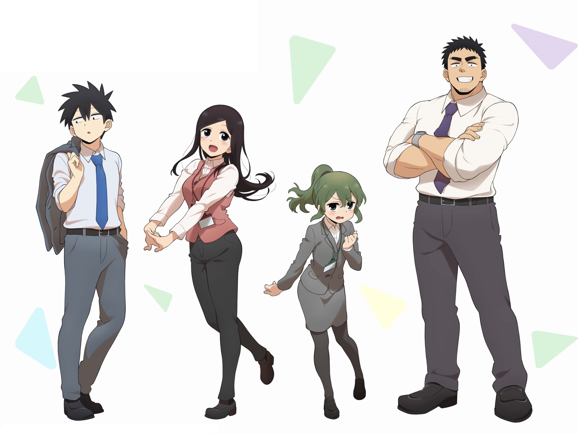 Download Touko Sakurai Souta Kazama Harumi Takeda Futaba Igarashi Anime My Senpai Is Annoying 4k Ultra HD Wallpaper