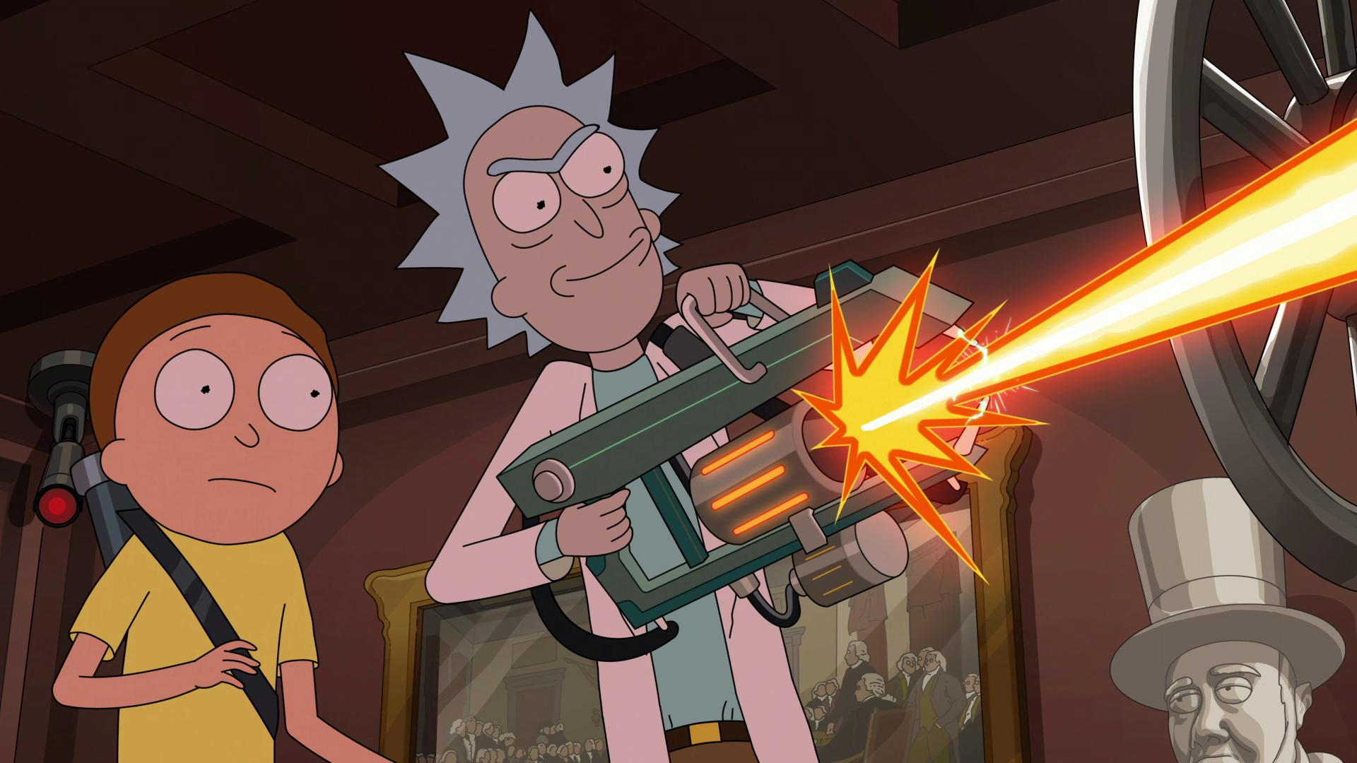 Download Morty Smith Rick Sanchez TV Show Rick And Morty HD Wallpaper