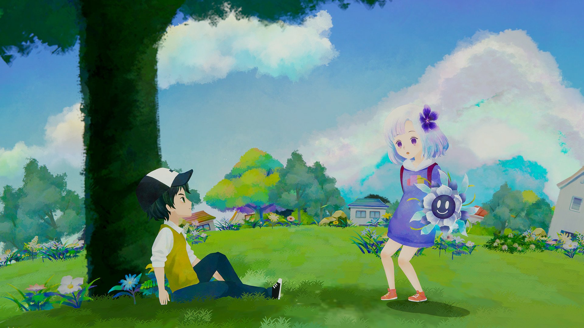 Download Video Game Sumire HD Wallpaper