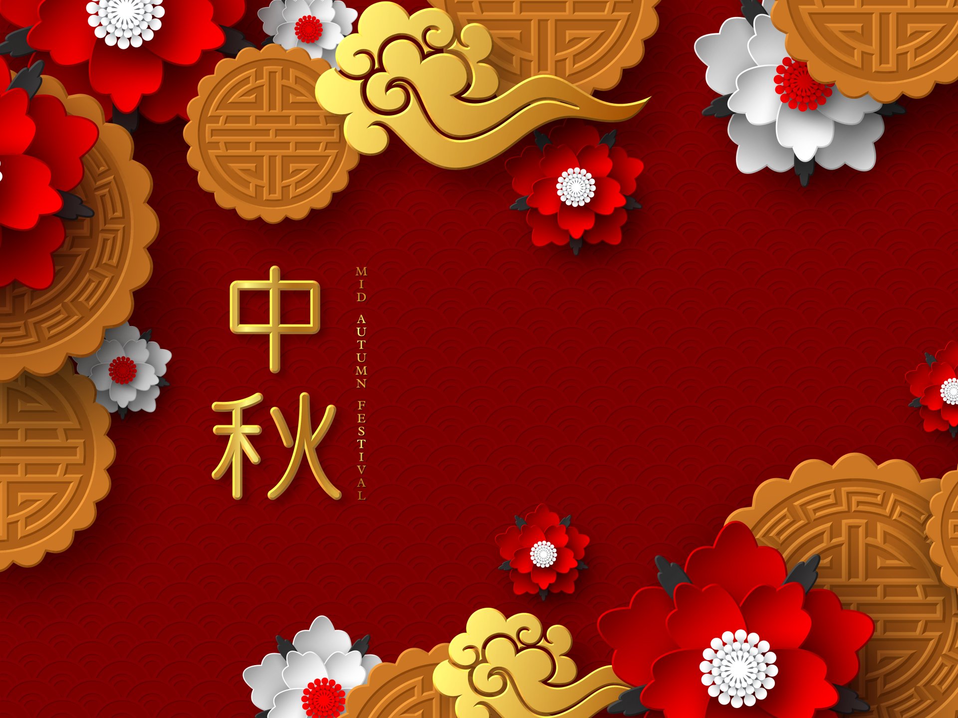 Download Moon Festival Holiday Mid-Autumn Festival 4k Ultra HD Wallpaper