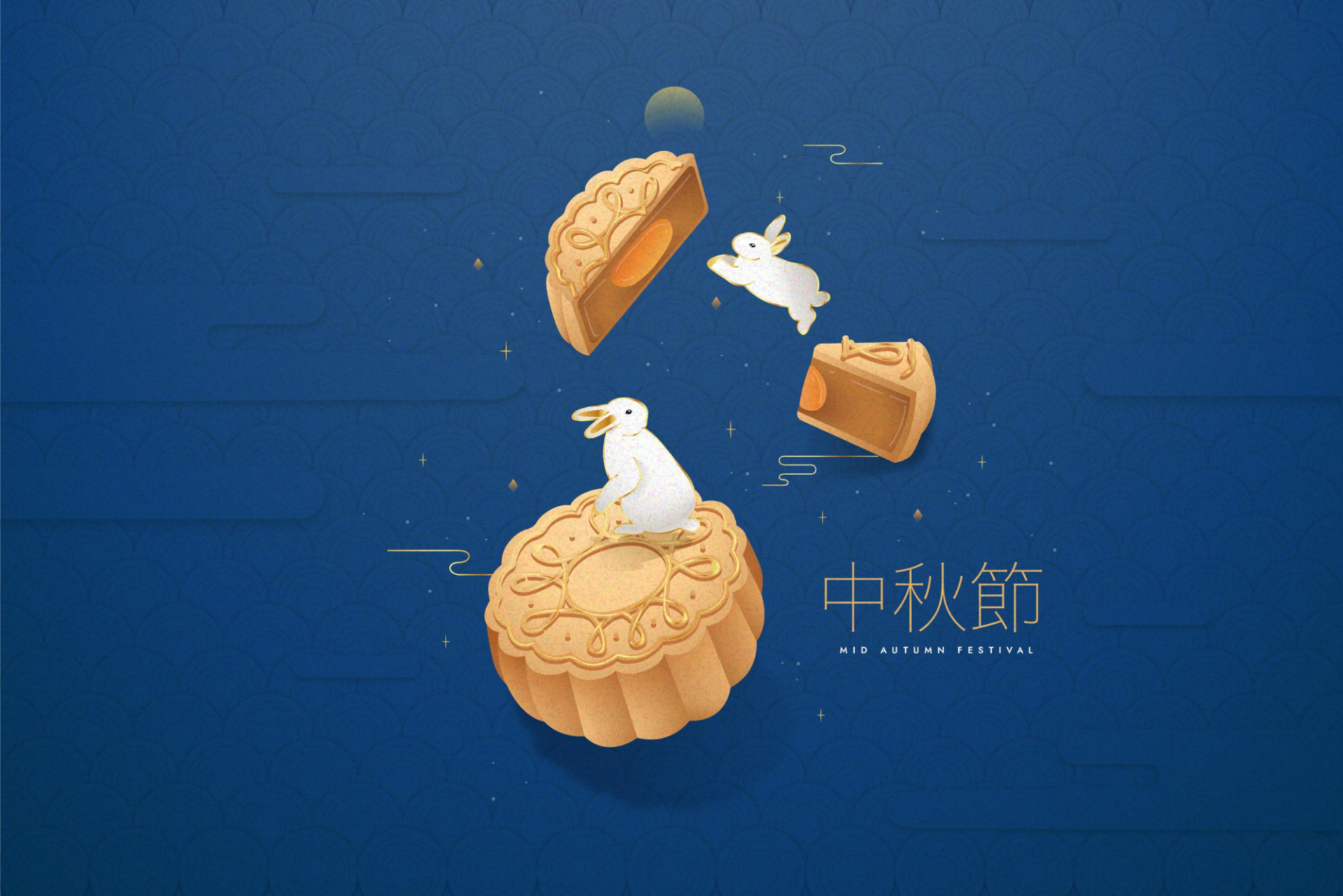 Download Moon Festival Holiday Mid-Autumn Festival HD Wallpaper