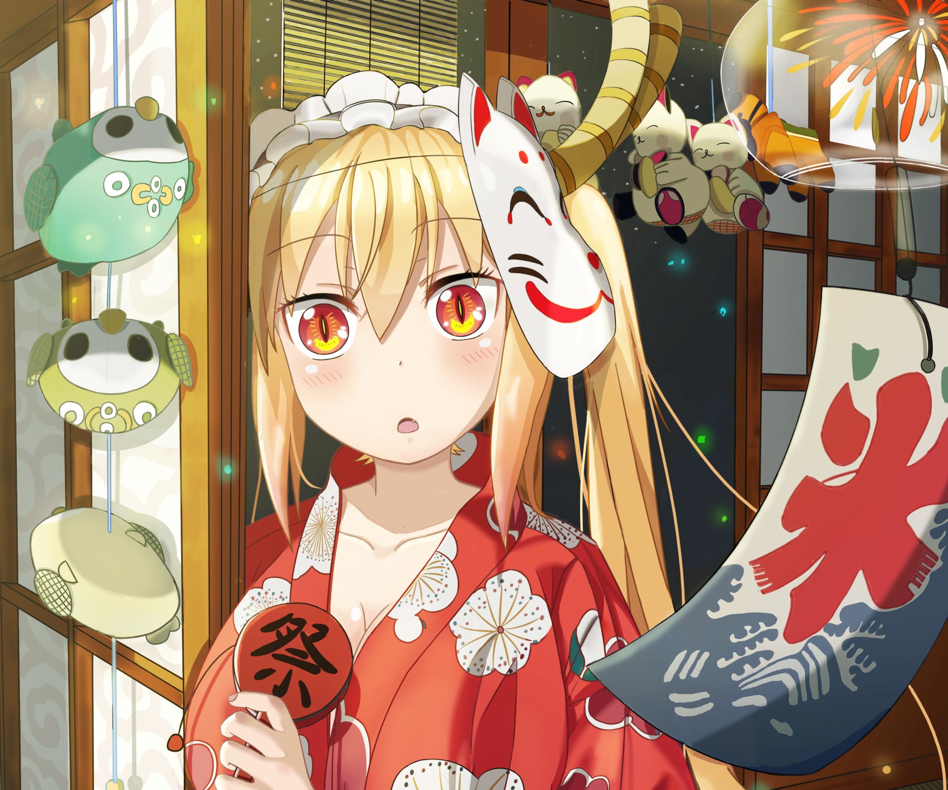 Download Tohru (Miss Kobayashi's Dragon Maid) Anime Miss Kobayashi's Dragon Maid HD Wallpaper by 神樂