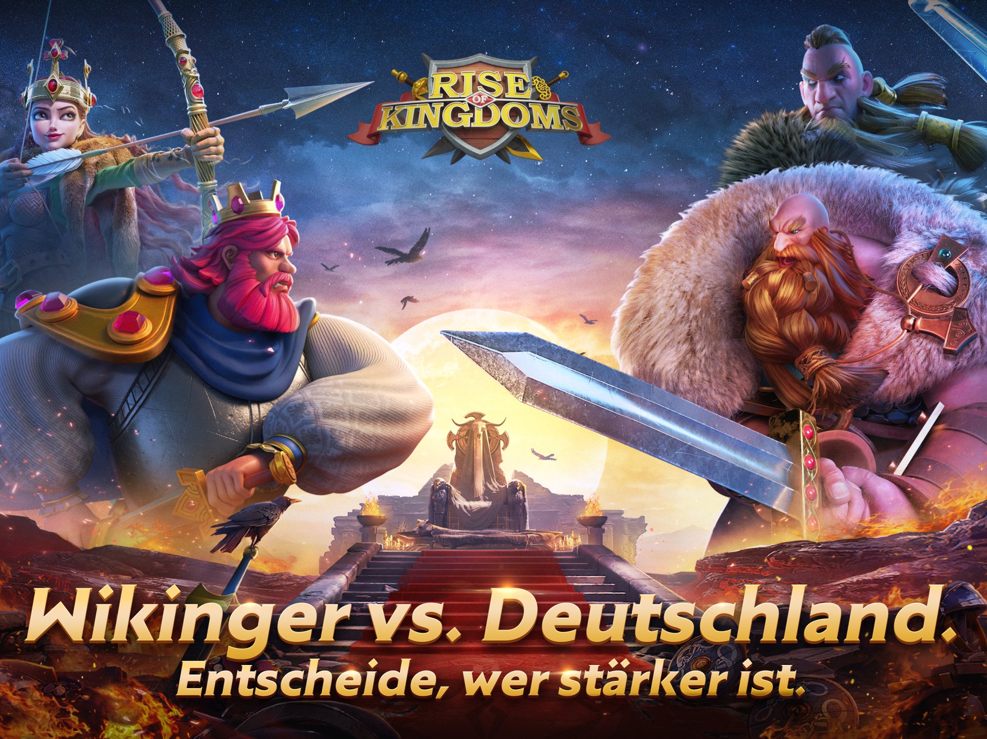 Download Video Game Rise Of Kingdoms HD Wallpaper