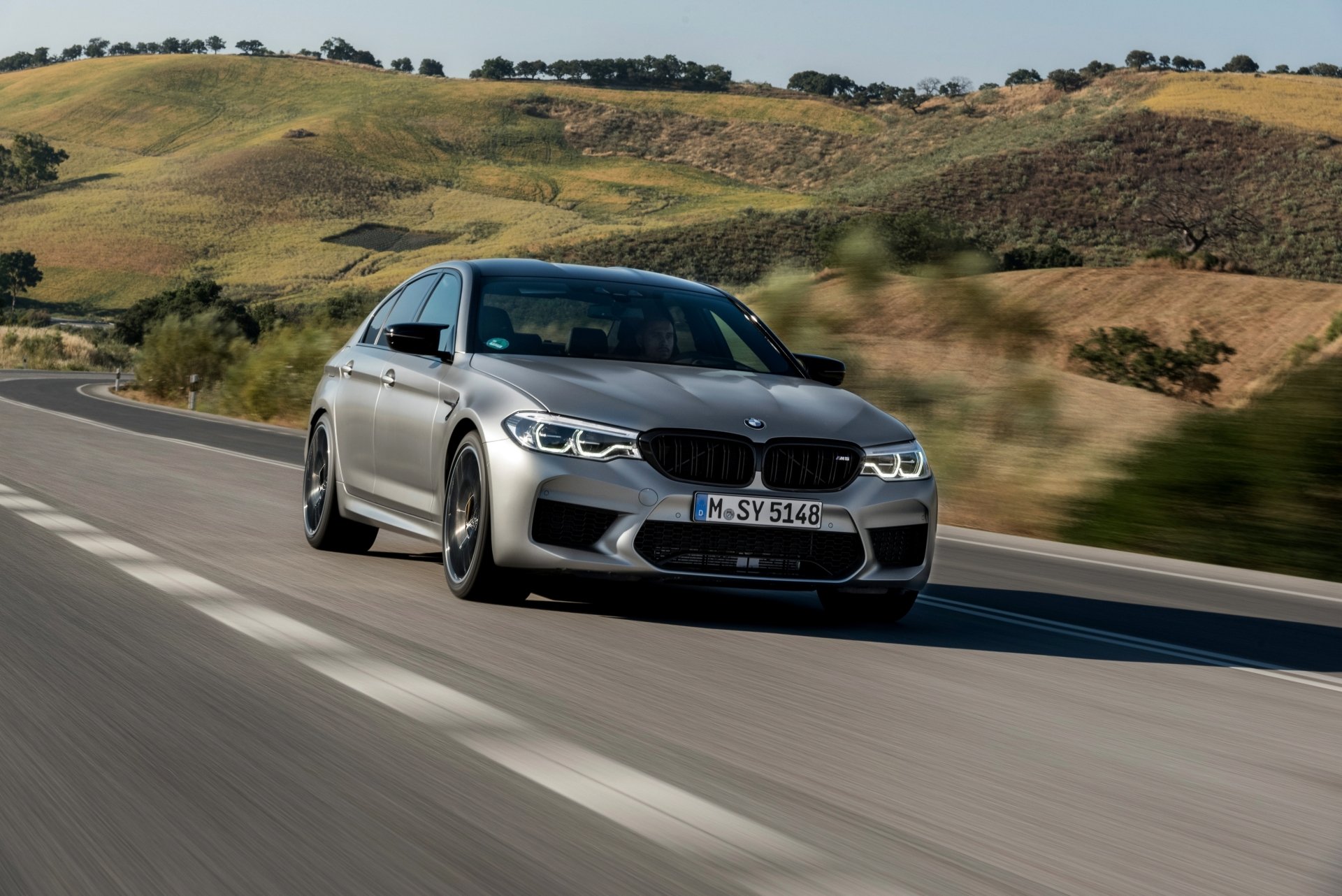 Download Vehicle BMW M5 Competition 4k Ultra HD Wallpaper