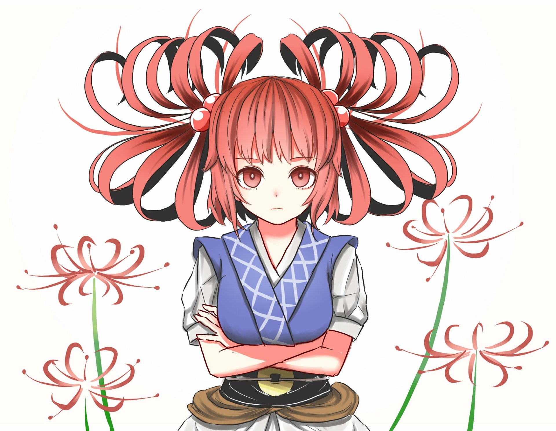 Download Komachi Onozuka Anime Touhou HD Wallpaper by ぺろぽねそす