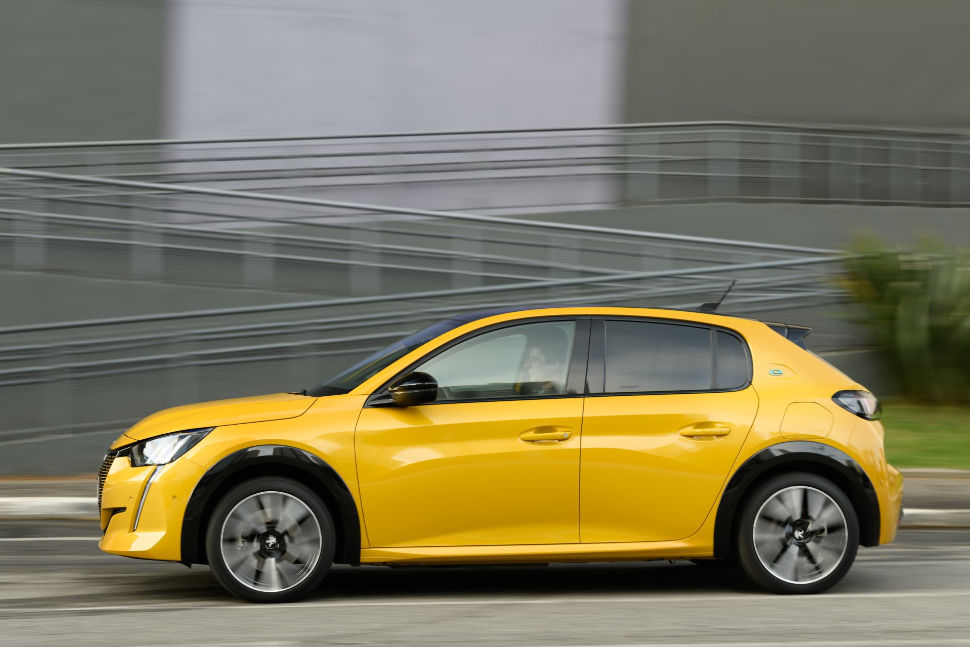 Download Supermini Electric Car Vehicle Peugeot E-208 GT 4k Ultra HD Wallpaper