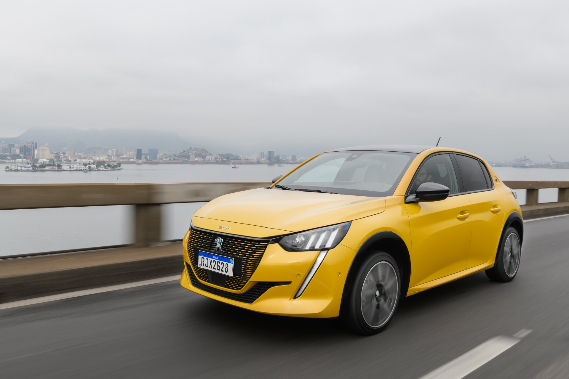 Download Supermini Electric Car Vehicle Peugeot E-208 GT 4k Ultra HD Wallpaper