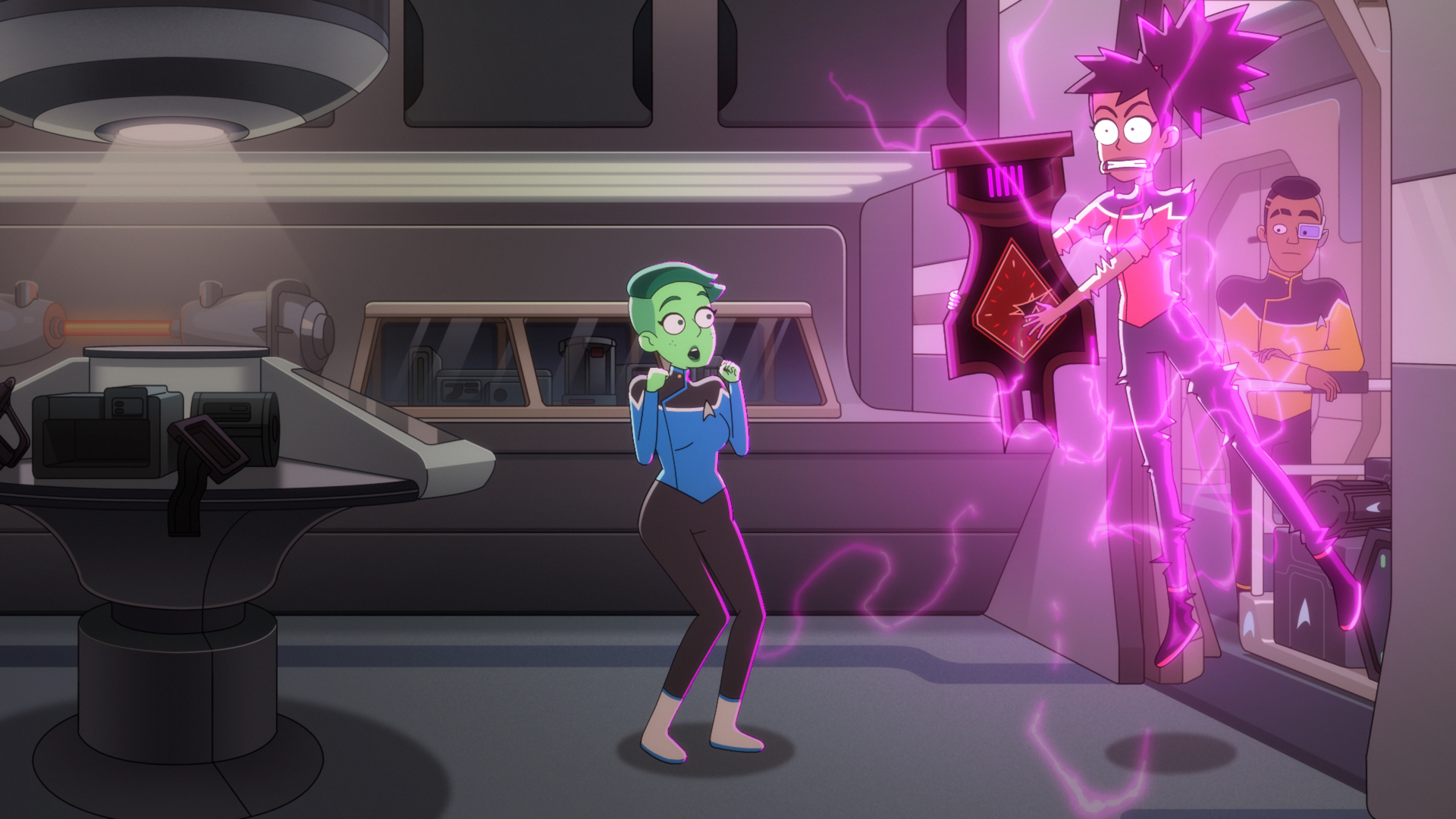 Download Sam Rutherford D'Vana Tendi Beckett Mariner TV Show Star Trek: Lower Decks HD Wallpaper