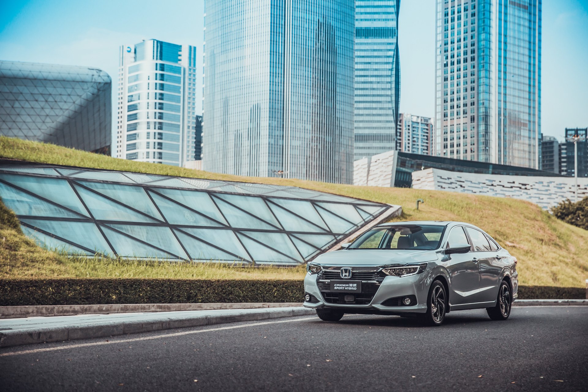 Download Compact Car Vehicle Honda Crider Sport Hybrid 4k Ultra HD Wallpaper