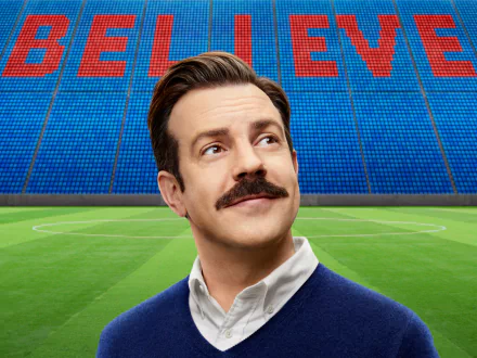 Jason Sudeikis TV Show Ted Lasso HD Desktop Wallpaper | Background Image