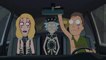 Beth Smith Jerry Smith Rick Sanchez TV Show Rick and Morty HD Desktop Wallpaper | Background Image