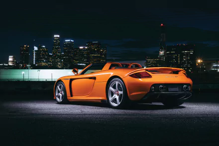 orange car vehicle Porsche Carrera GT HD Desktop Wallpaper | Background Image