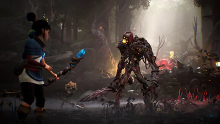 Kena (Kena: Bridge Of Spirits) video game Kena: Bridge of Spirits HD Desktop Wallpaper | Background Image