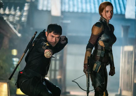 Snake Eyes (G.I. Joe) Henry Golding Scarlett (G.I. Joe) Samara Weaving movie Snake Eyes: G.I. Joe Origins HD Desktop Wallpaper | Background Image