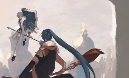 Oz (Promise of Wizard) Arthur (Promise of Wizard) video game Promise of Wizard HD Desktop Wallpaper | Background Image