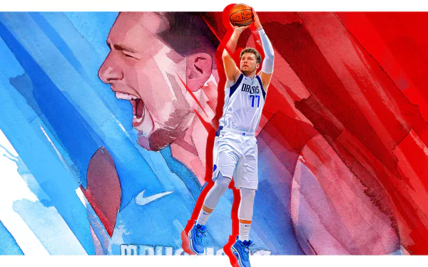 NBA 2K Luka Dončić basketball NBA video game NBA 2K22 HD Desktop Wallpaper | Background Image