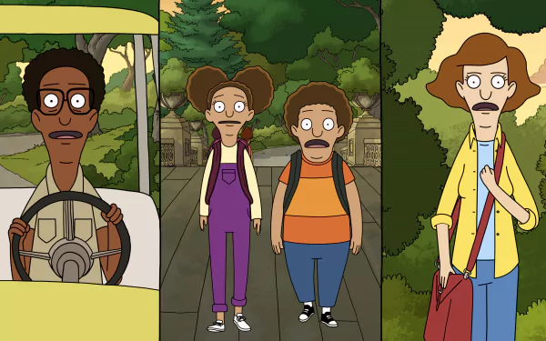 Cole (Central Park) Owen (Central Park) Paige (Central Park) Molly (Central Park) TV Show Central Park (2020) HD Desktop Wallpaper | Background Image