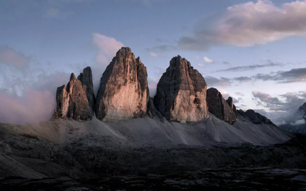 mountain nature Tre Cime di Lavaredo HD Desktop Wallpaper | Background Image