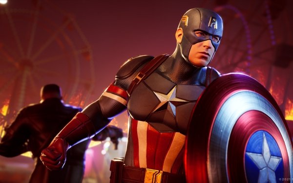 Video Game Marvel's Midnight Suns Captain America Blade HD Wallpaper | Background Image