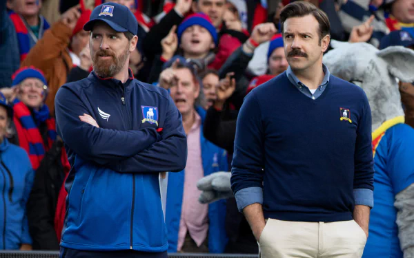 Brendan Hunt Jason Sudeikis TV Show Ted Lasso HD Desktop Wallpaper | Background Image