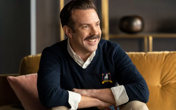 Jason Sudeikis TV Show Ted Lasso HD Desktop Wallpaper | Background Image