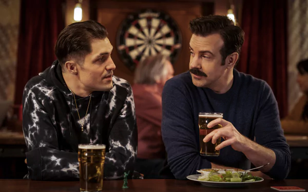 Jason Sudeikis TV Show Ted Lasso HD Desktop Wallpaper | Background Image