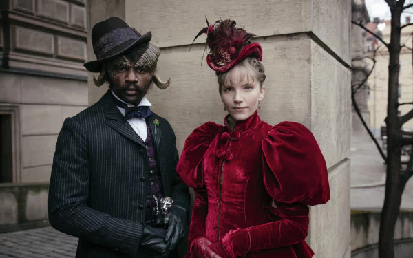 Agreus Astrayon Imogen Spurnrose David Gyasi Tamzin Merchant TV Show Carnival Row HD Desktop Wallpaper | Background Image