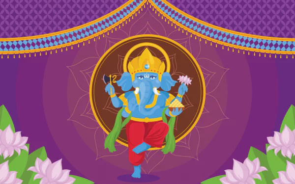 Ganesh religious hinduism HD Desktop Wallpaper | Background Image