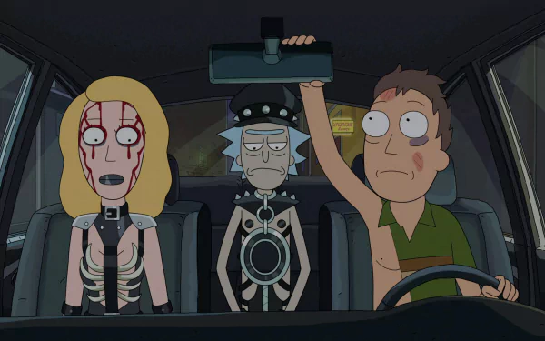 Beth Smith Jerry Smith Rick Sanchez TV Show Rick and Morty HD Desktop Wallpaper | Background Image