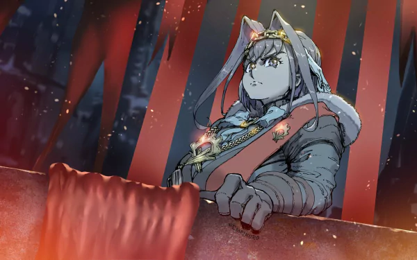 Frostpunk hololive Ouro Kronii Anime Virtual Youtuber HD Desktop Wallpaper | Background Image