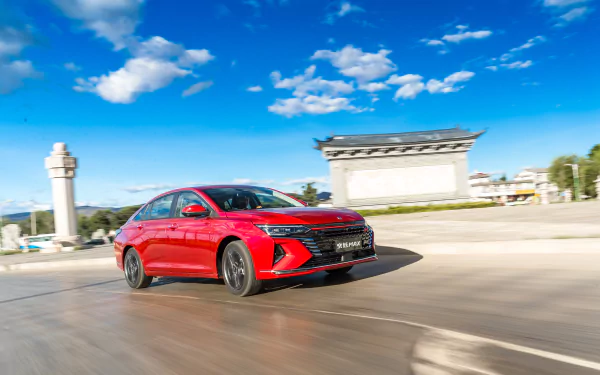 compact car vehicle Dongfeng Aeolus Yixuan HD Desktop Wallpaper | Background Image