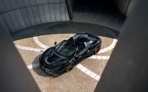 black car supercar vehicle Ferrari F8 Spider HD Desktop Wallpaper | Background Image