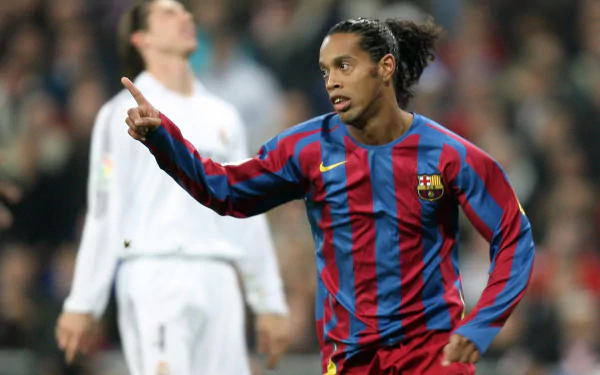FC Barcelona Ronaldinho Sports HD Desktop Wallpaper | Background Image