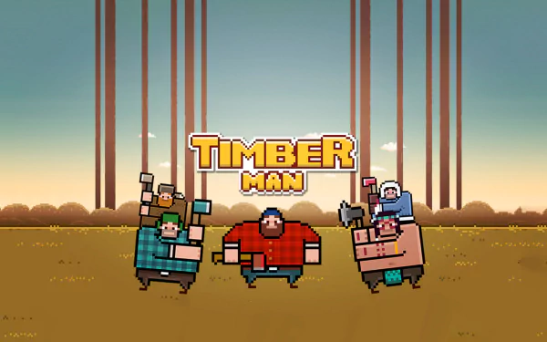 video game Timberman HD Desktop Wallpaper | Background Image