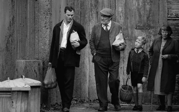 Judi Dench Jude Hill Ciarán Hinds Jamie Dornan movie Belfast HD Desktop Wallpaper | Background Image