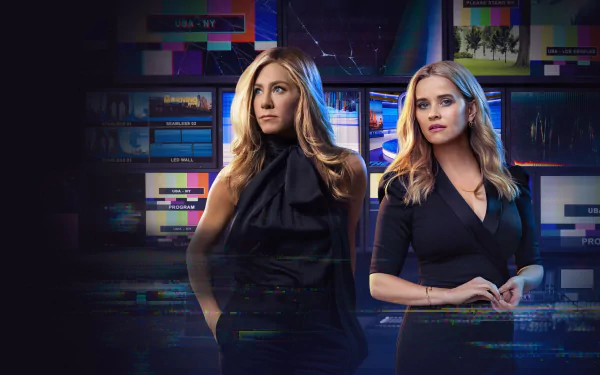 Reese Witherspoon Jennifer Aniston TV Show The Morning Show HD Desktop Wallpaper | Background Image