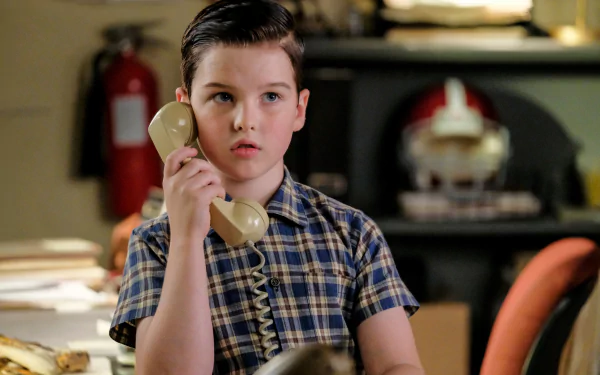 Sheldon Cooper Iain Armitage TV Show Young Sheldon HD Desktop Wallpaper | Background Image