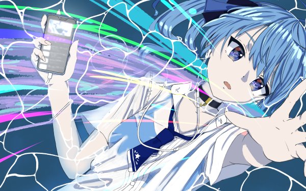 Anime Virtual Youtuber Suisei Hoshimachi Hololive HD Wallpaper | Background Image