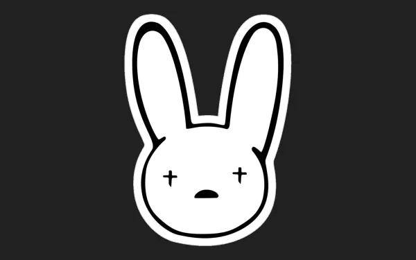 logo music Bad Bunny HD Desktop Wallpaper | Background Image