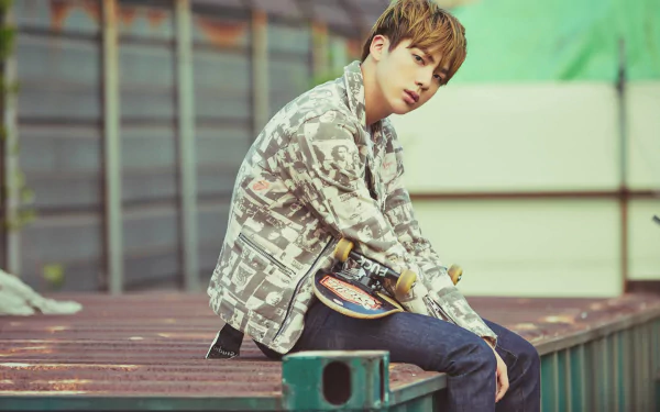 K-pop singer Jin (Singer) music BTS HD Desktop Wallpaper | Background Image