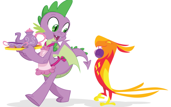 TV Show My Little Pony: Friendship is Magic My Little Pony Spike Peewee Dragon Phoenix HD Wallpaper | Background Image